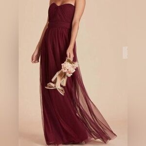 NWOT Birdy Grey Christina Cabernet Convertible Formal Bridesmaid Dress Size L
